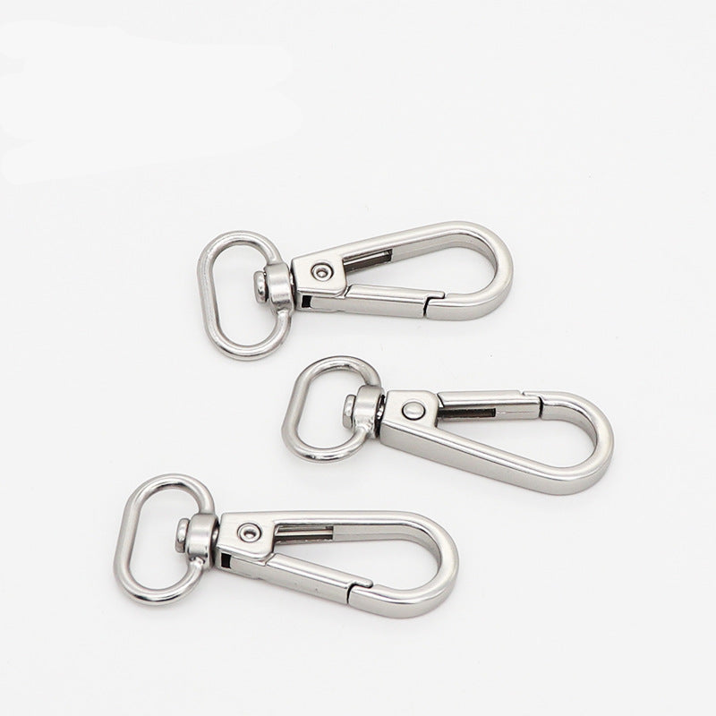 Keychain round end plate buckle zinc alloy buckle