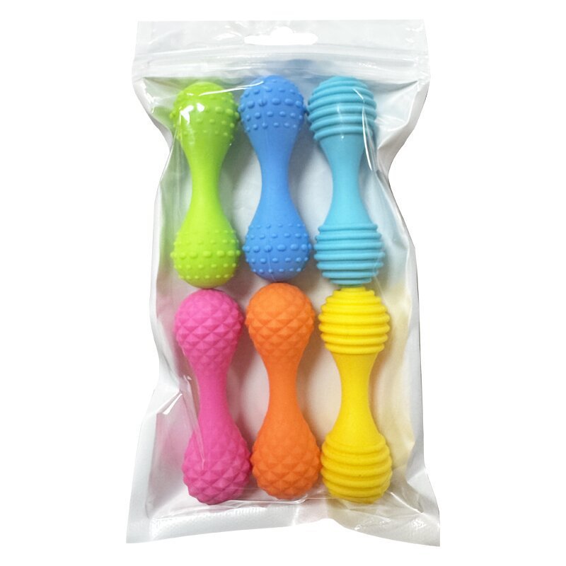 Silicone sensory toys; silicone pressure-relief toys suitable for use in this category.