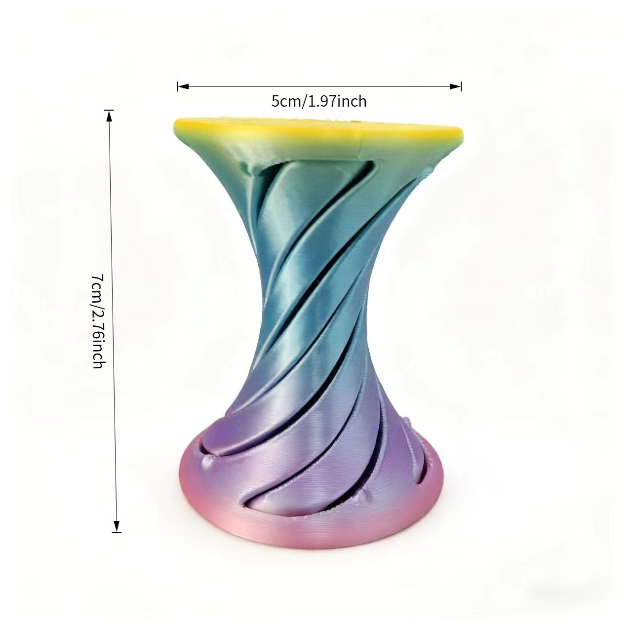 3D-printed crafts with creative push-and-rotate features