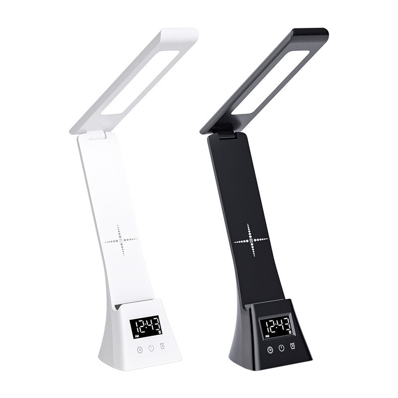 Multifunctional Foldable Wireless Charging Desk Lamp - Student Eye-Caring Smartphone Charger