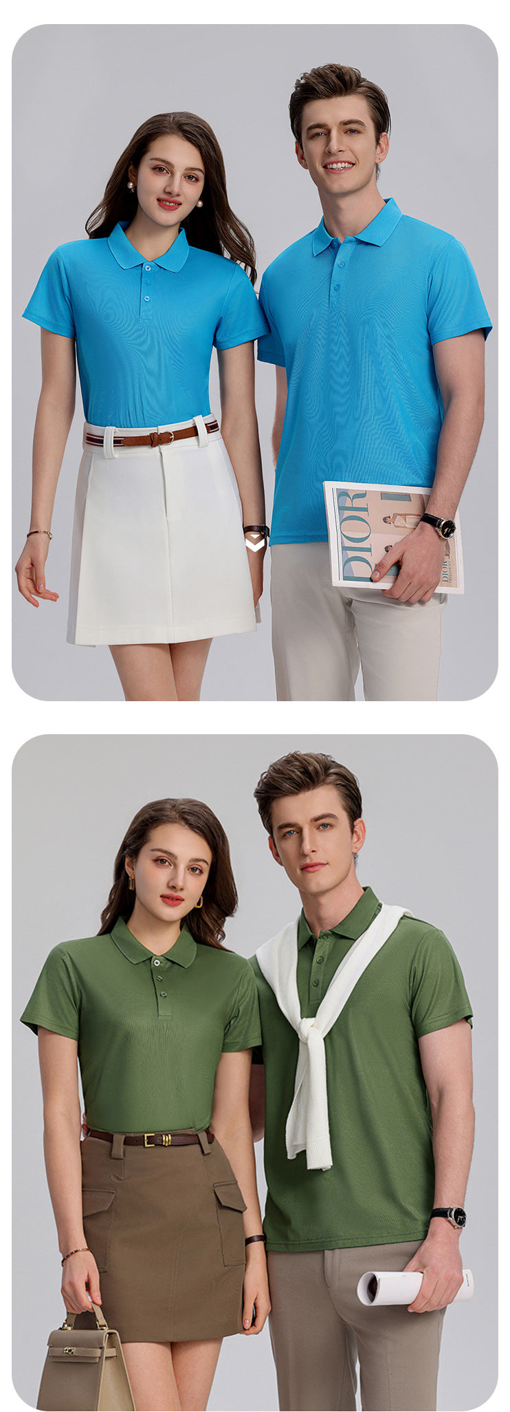 Custom Turn-Down Collar Polo Shirts Imitation Cotton Ice Silk Short Sleeves With Printed/Embroidered Logo,MADE IN CHINA