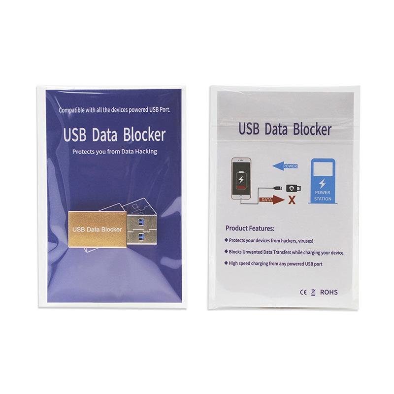 USB-A Data Blocker - Prevent Hacking on Public Chargers