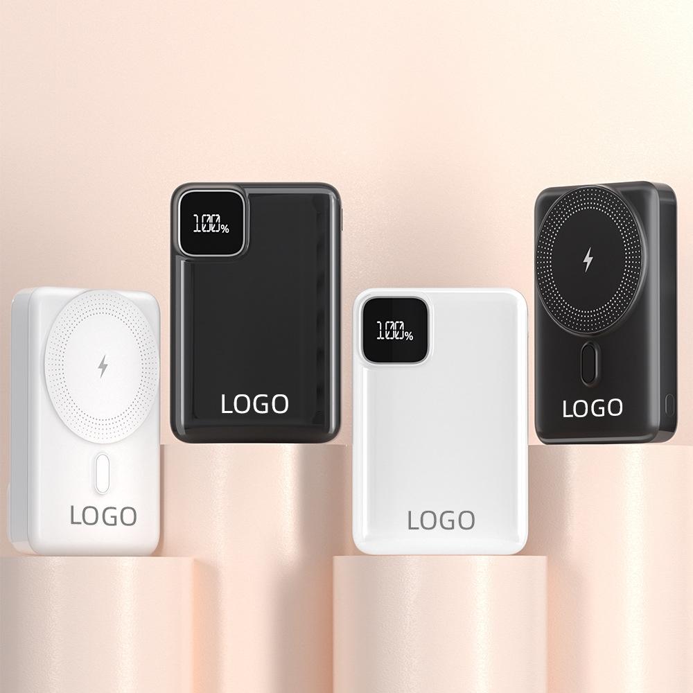 Ultra-thin Mini 22.5W PD Fast Charging + 15W 10000mAh Power Bank with Digital Display and Magnetic Wireless Charging