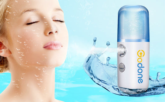 Mini Spray Bottles for Alcohol, Plastic Electric Fine Mist Sprayer for Cleaning and Hair Care