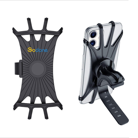 Goldentech --  Bicycle and Motocycle Phone Mount Detachable 360° Rotation Silicone Phone Holder