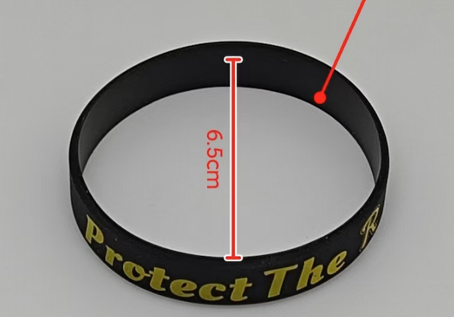 Customized silicone bracelets