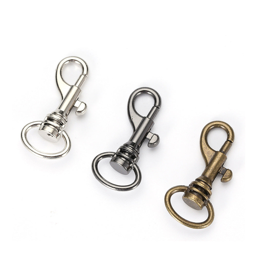 Custom Metal Square-end Strap Buckle in Antique Bronze