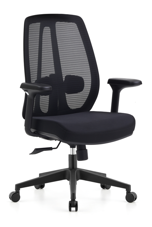 Office computer chair, Home comfortable ergonomic chair for long sitting, Staff backrest chair, Adjustable height office seat.