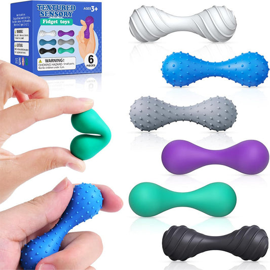 Silicone sensory toys; silicone pressure-relief toys suitable for use in this category.