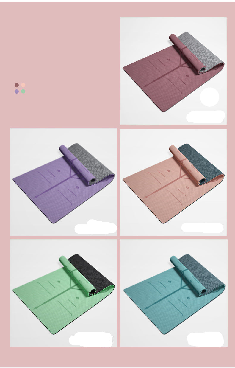 Extra Wide & Thick TPE Non-Slip Exercise Mat