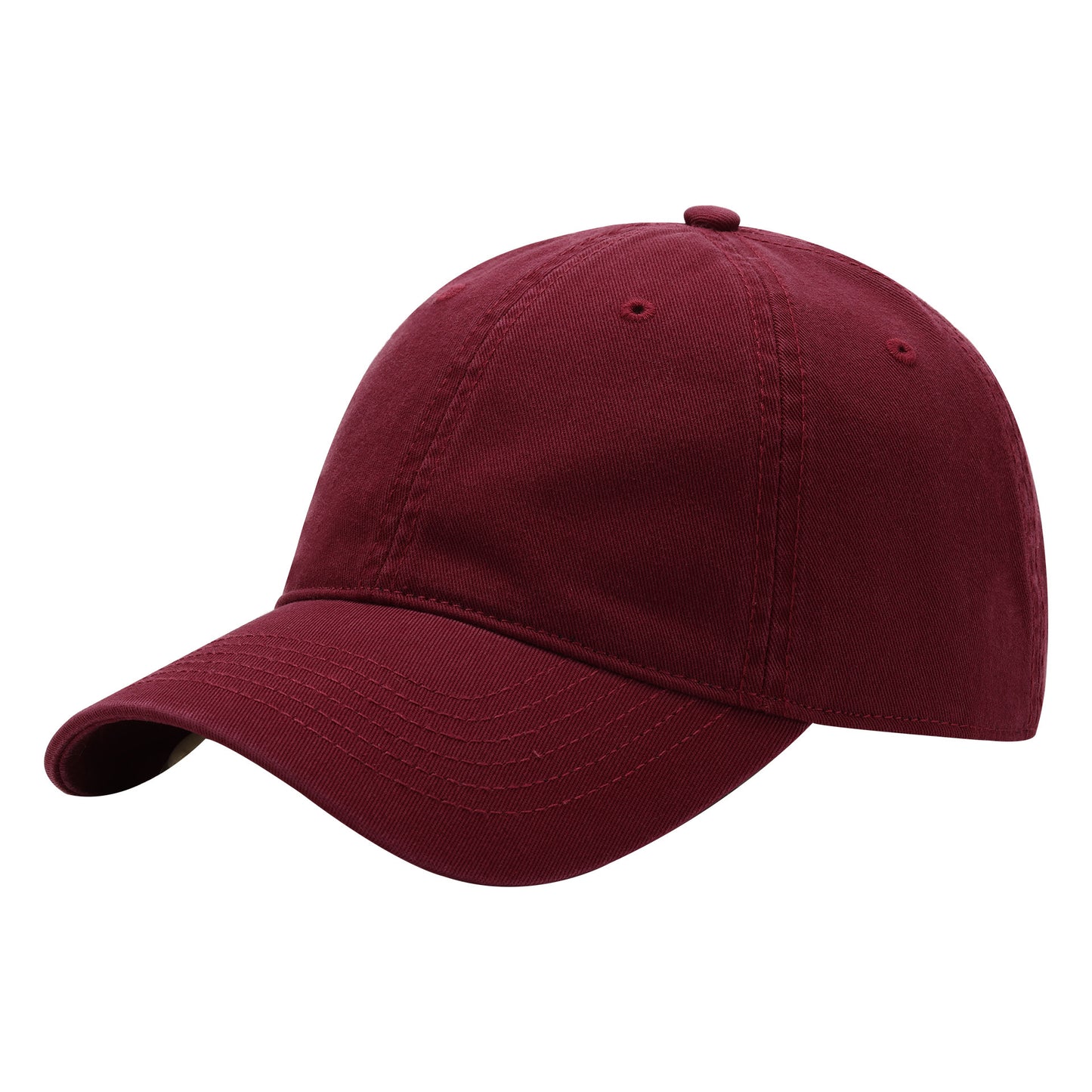 Custom Logo Breathable Plain Color Embroidered Baseball Caps