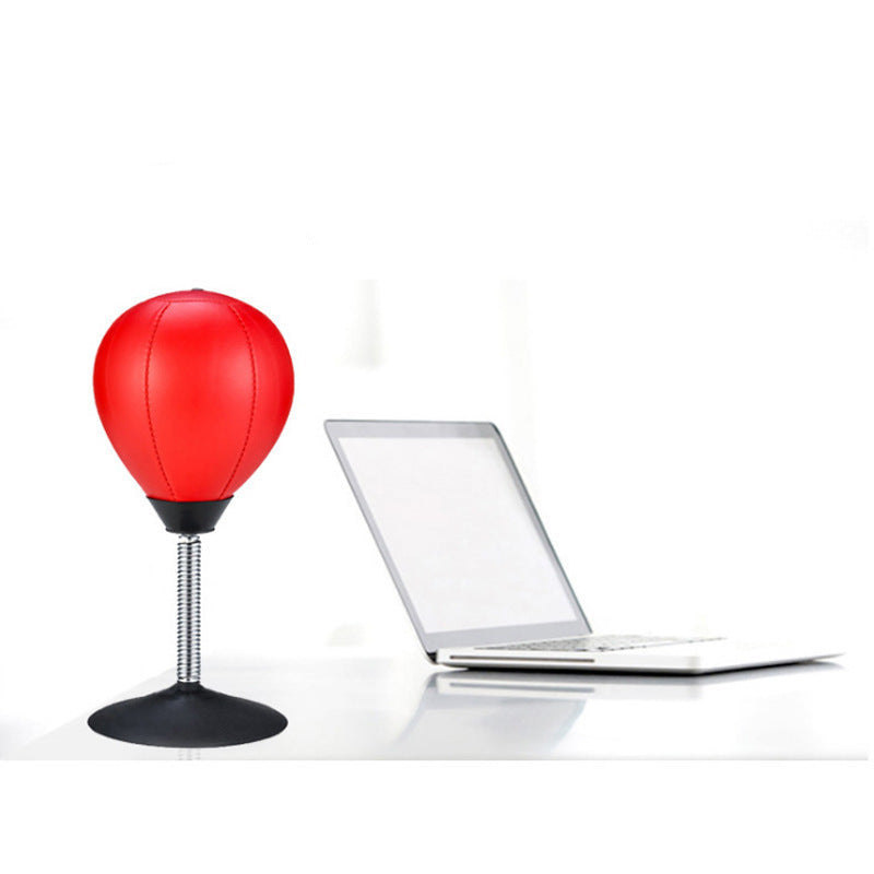 Desktop stress-relief ball for adults, office use – a fast-moving ball with small suction cups for boxing exercises and stress relief.