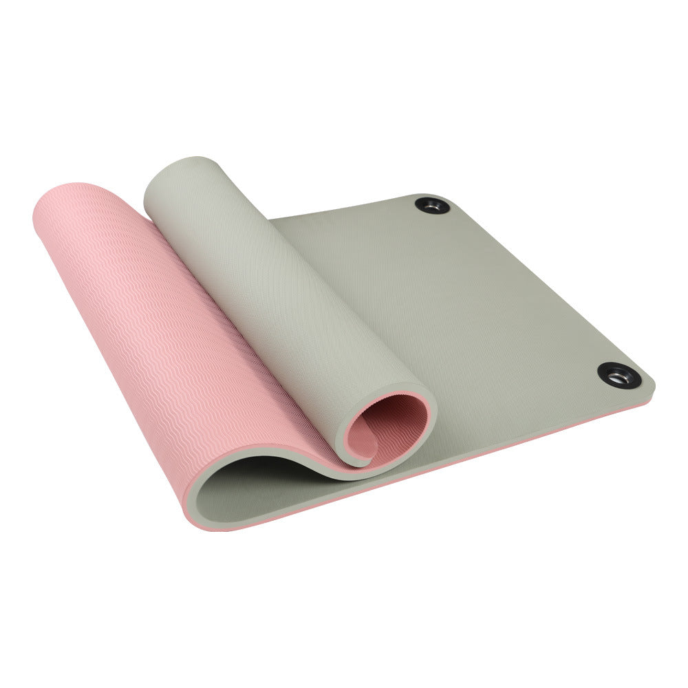 TPE Foldable Yoga Mat - Hangable, Silent & Shock-Absorbing