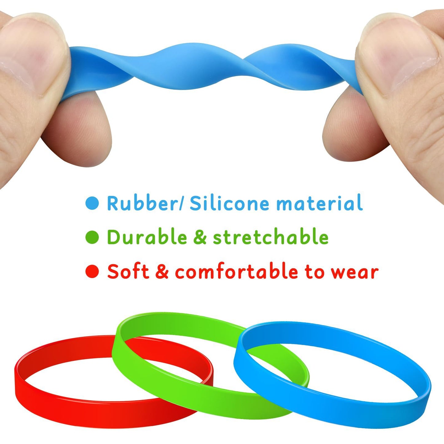 Customized silicone bracelets