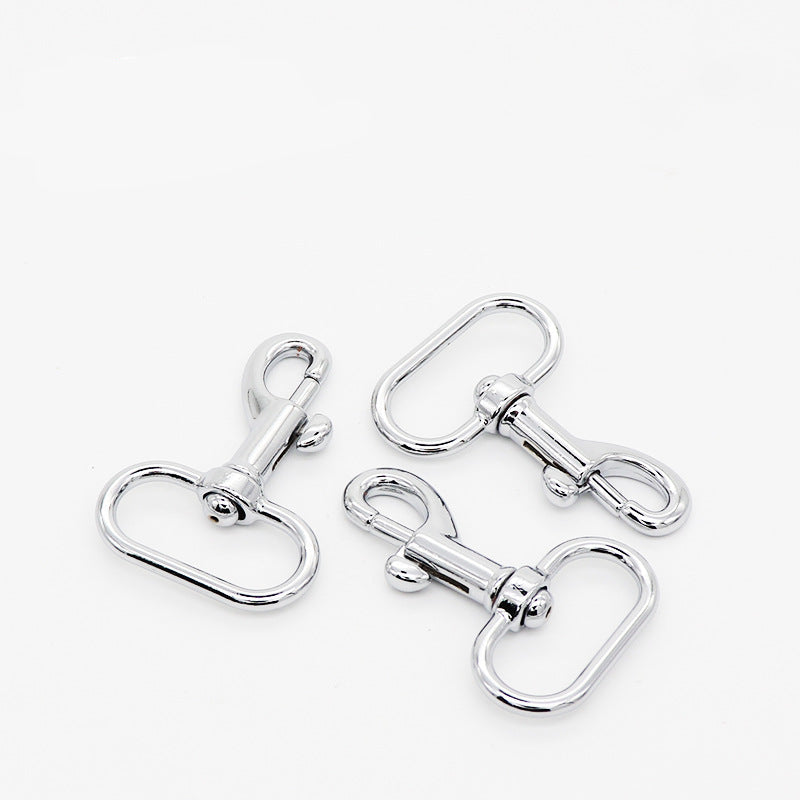 Zinc alloy luggage buckle accessories, dog buckle, color and specifications can be customized.