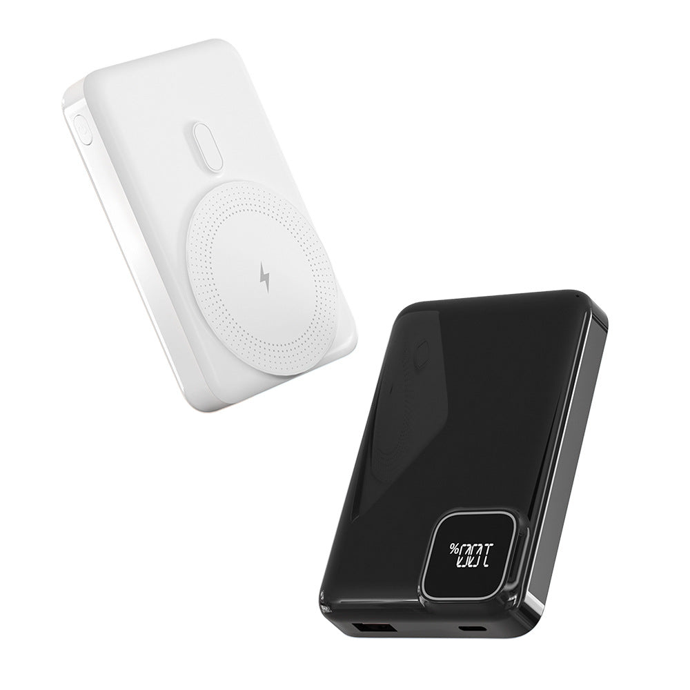 Ultra-thin Mini 22.5W PD Fast Charging + 15W 10000mAh Power Bank with Digital Display and Magnetic Wireless Charging