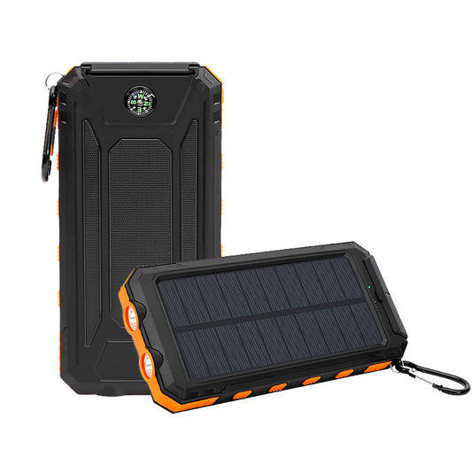 Outdoor Solar 10000mAh Power Bank High Capacity Portable Charger