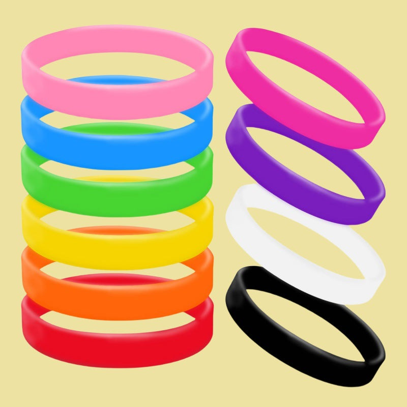 Customized silicone bracelets