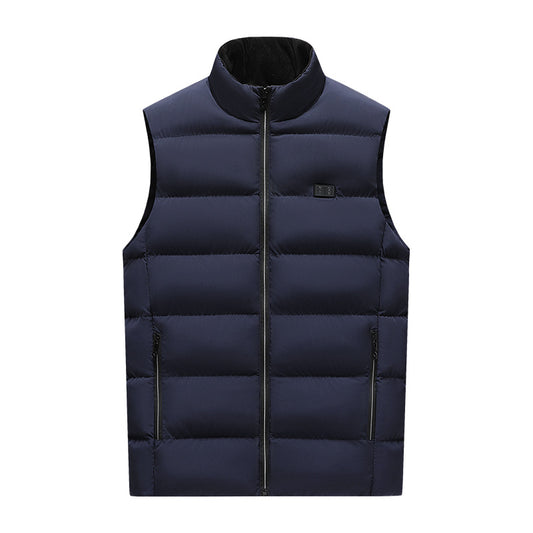 USB Heated Clothing, Heated Vest with Stand-Up Collar for Autumn and Winter