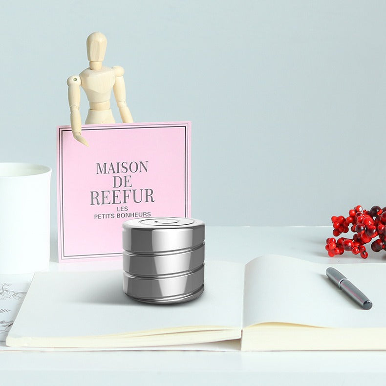 Desktop top spin: metal stainless steel spinning device