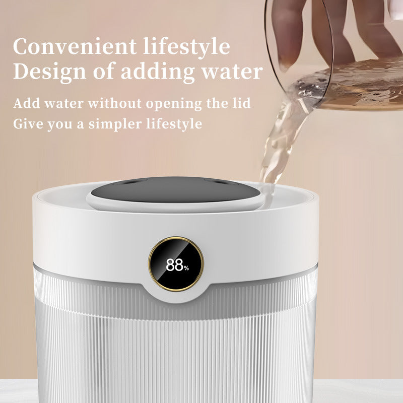 Humidifier for Home, Hotel & Desktop with Large Mist, Quiet Operation, USB Power, and Aroma Diffuser Function