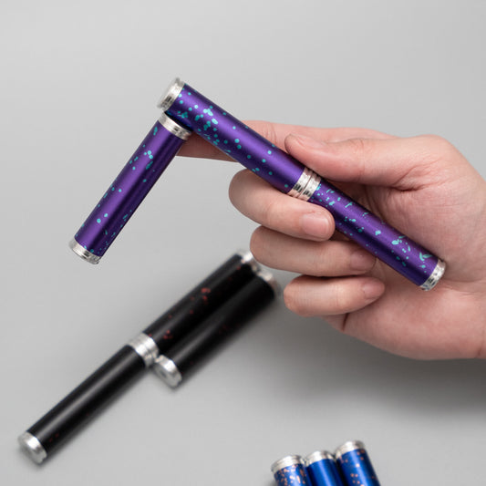 Magnetic three-section stick finger toy – an adult-stress-relieving, magnetic pen spinner gadget