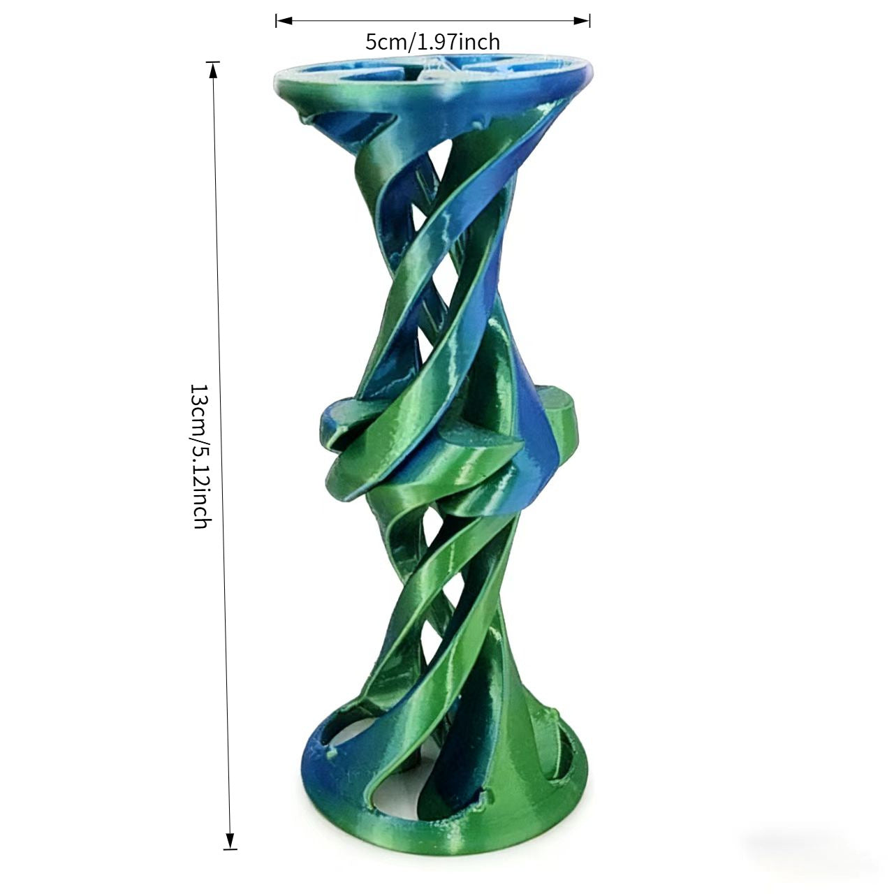 3D-printed crafts with creative push-and-rotate features