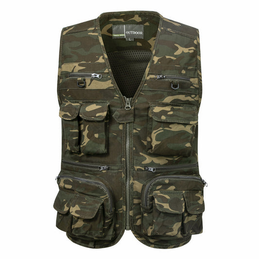 Men's All-Season Military Camouflage Functional Vest