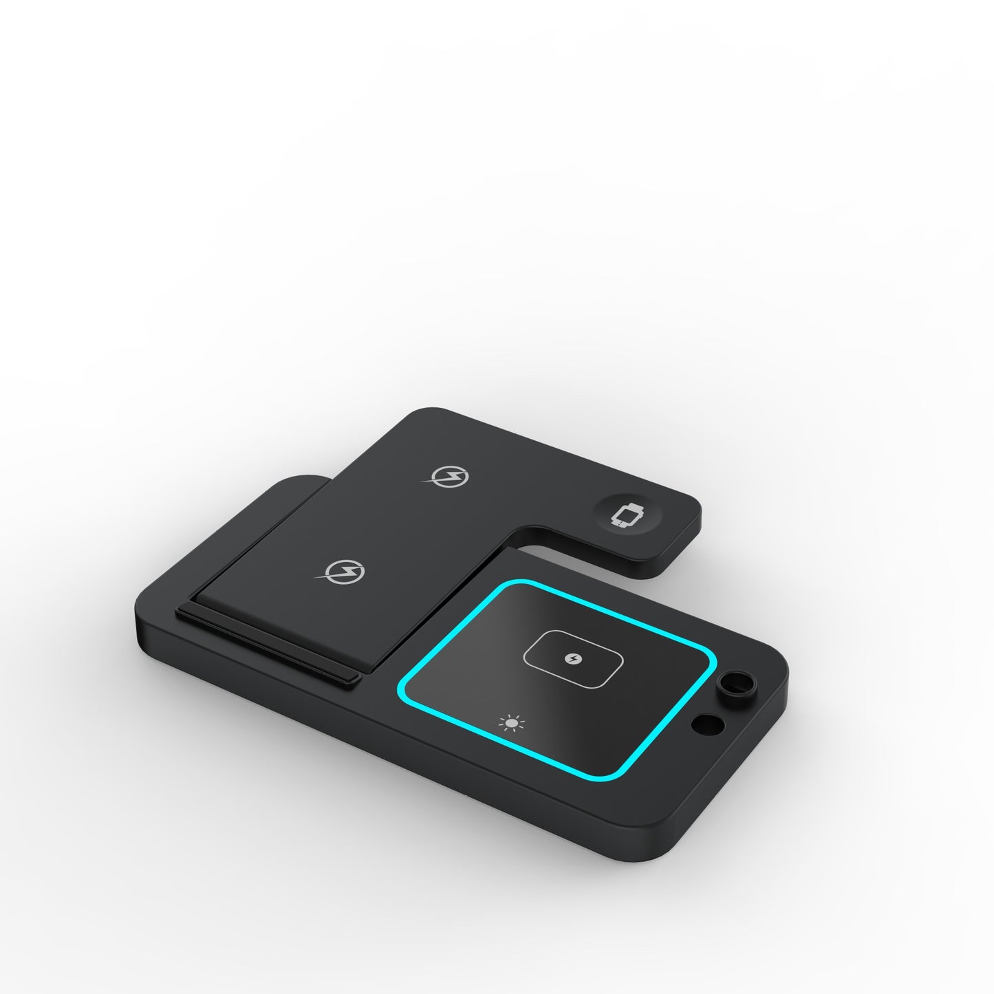 Foldable Portable 4-in-1 Wireless Charger, Fast Charging Stand for Apple iPhone