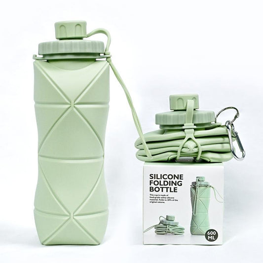 Collapsible Silicone Water Bottle - Large Capacity Portable Kettle for Cycling & Outdoor Sports