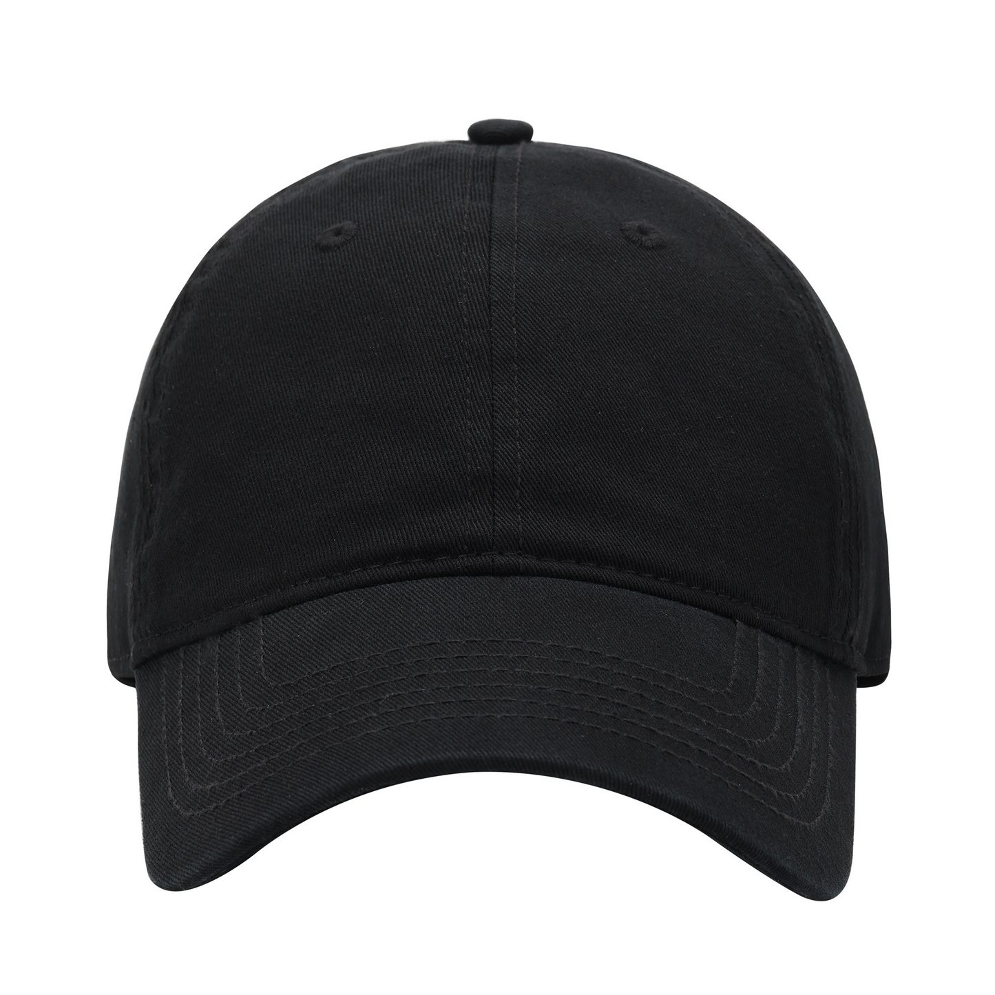 Baseball Cap - Combed Cotton, Soft Unstructured, Solid Color, Daily Beanie for Sun Protection