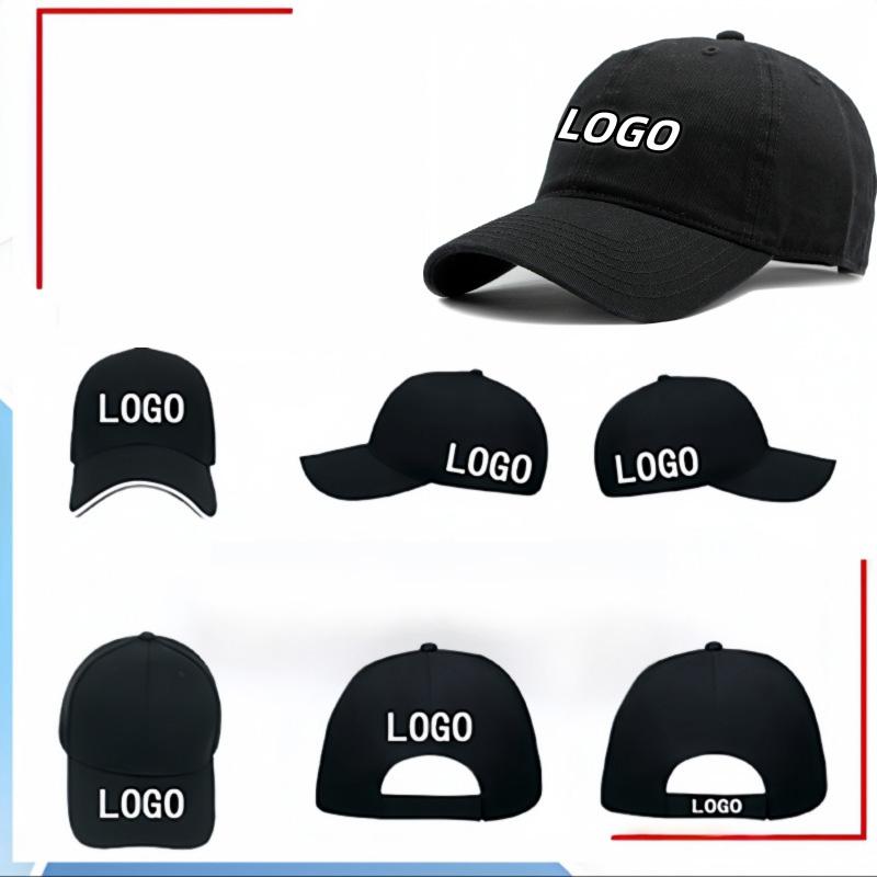 Custom Logo Embroidered Baseball Cap - Outdoor Sun Protection Sun Hat with Premium Korean-Style Design