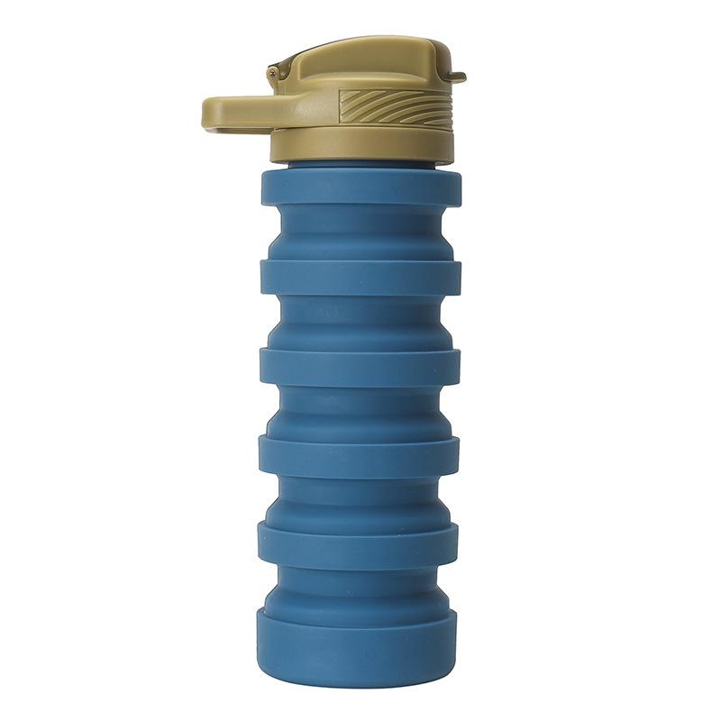 Food-grade silicone collapsible cup for outdoor cycling and sports.